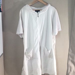 A beach towel hoodie jacket